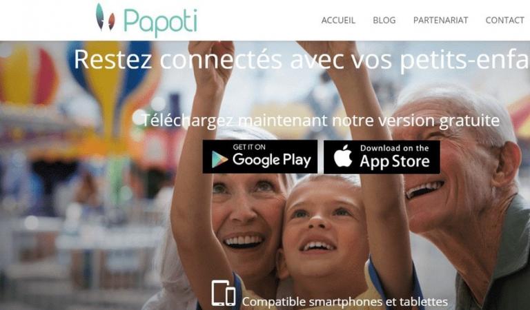 L&rsquo;application Papoti rapproche grands-parents et petits-enfants éloignés