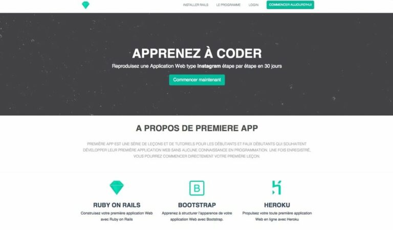 #News: Lancement de Première App. En apprenant à construire votre application web vous apprendrez à coder…
