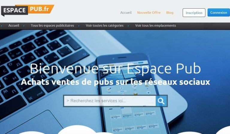 Espacepub: Régie d&rsquo;achat/vente d&rsquo;espaces publicitaires sur sites ou réseaux sociaux