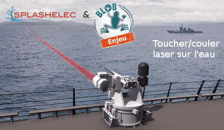 Le laser game de plein air sur l’eau en mode bataille navale imaginé par Splashelec et Blob Enjeu