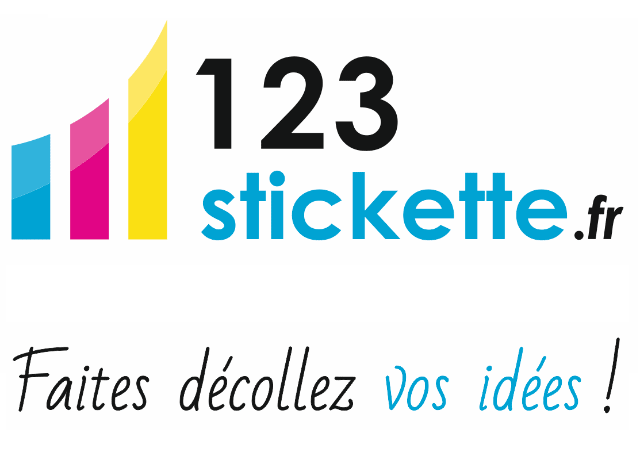 123-stickette, les étiquettes autocollantes pour les professionnels et particuliers