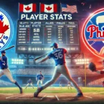 Toronto Blue Jays vs Phillies Match Player Stats