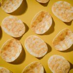 brown and white round cookies