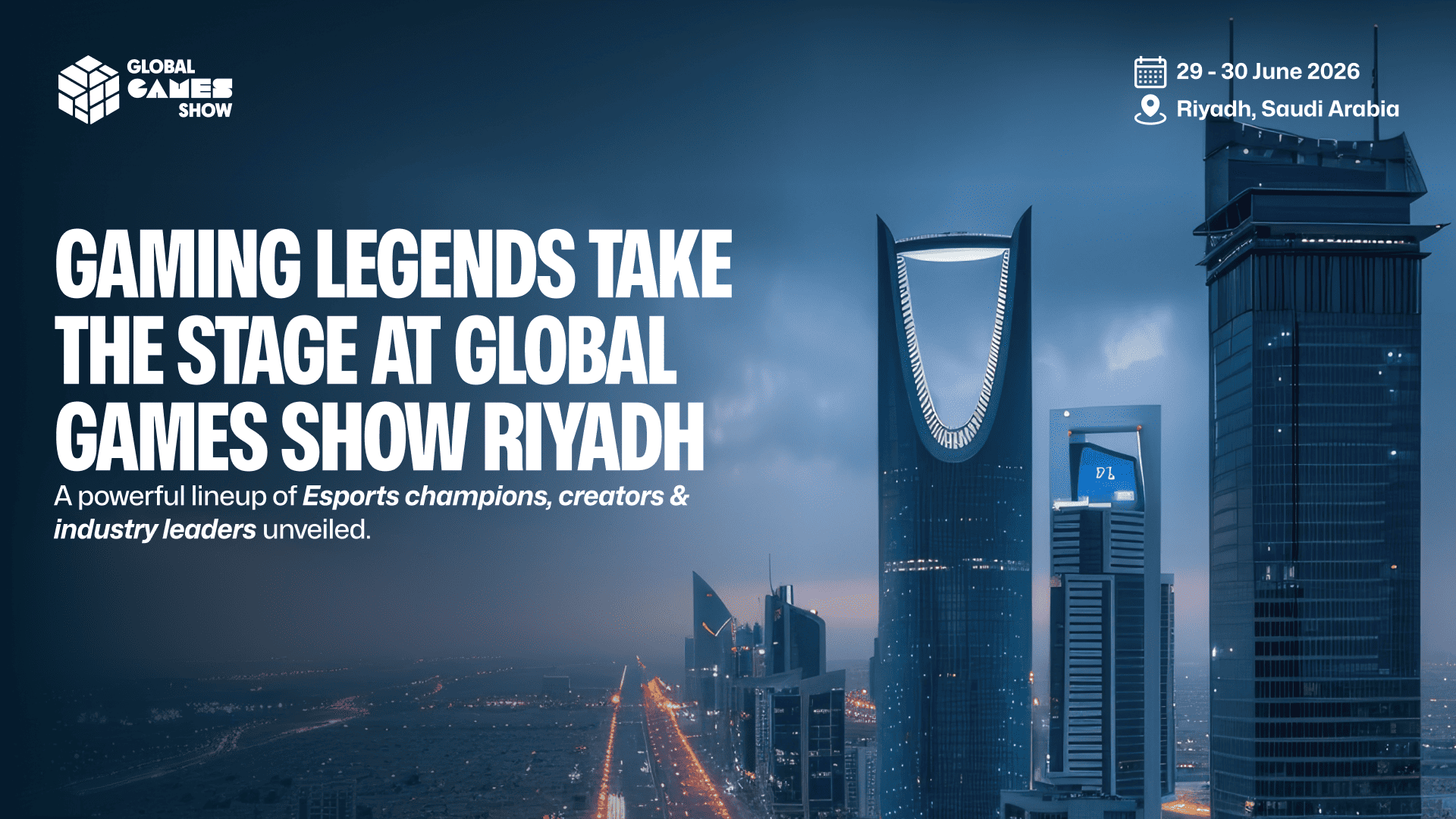 Global Games Show Riyadh Unveils Star-Studded Speaker Lineup of Gaming ...
