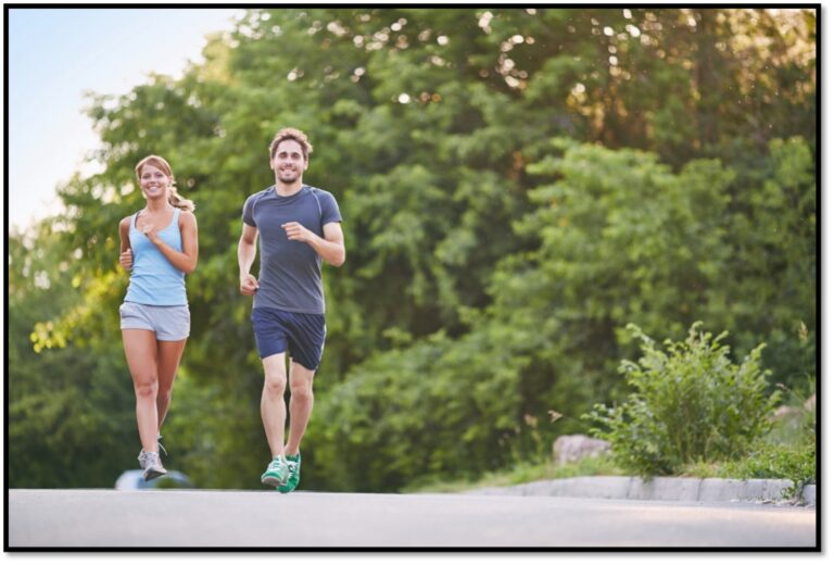 couple running