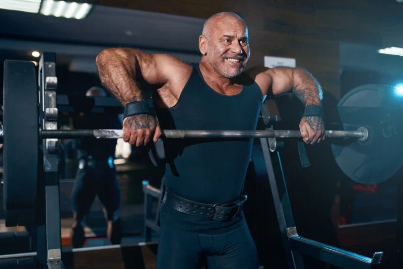 Man Muscles training