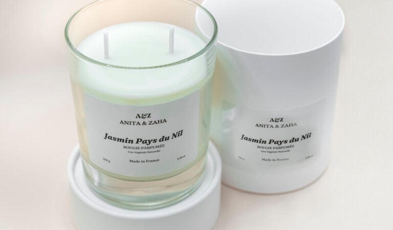 Bougie Parfumée Jasmin Pays du Nil — signée ANITA & ZAHA