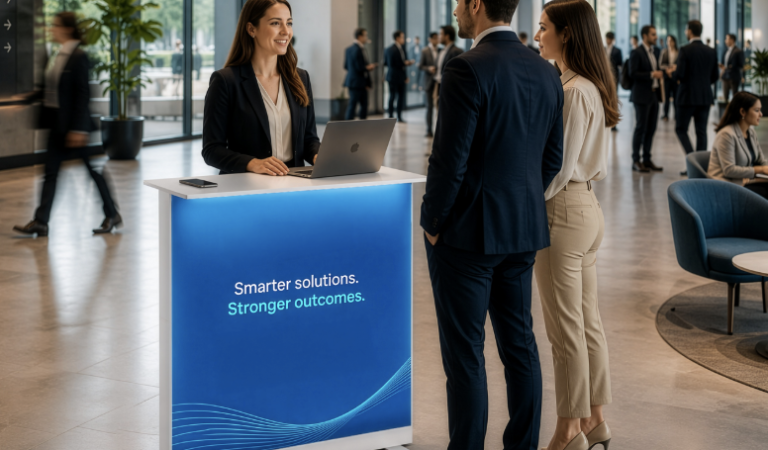 De la première impression aux relations commerciales – une promotion efficace sur les salons professionnels